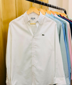 Slim Fit Striped Stretch Poplin Shirt - Image 2