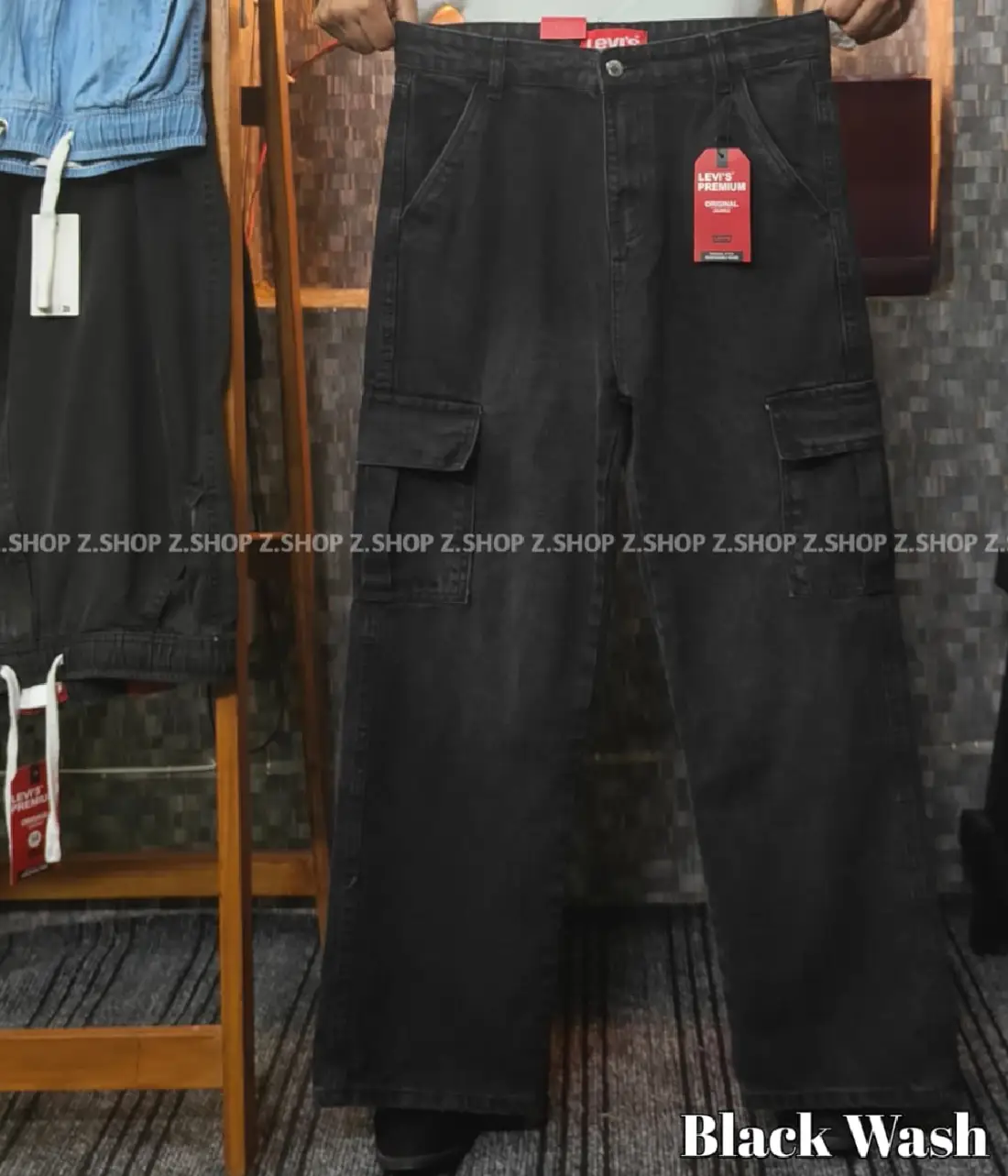 4 - 2026-04-22T125611.976 Black 6 Pocket Baggy jeans Pant