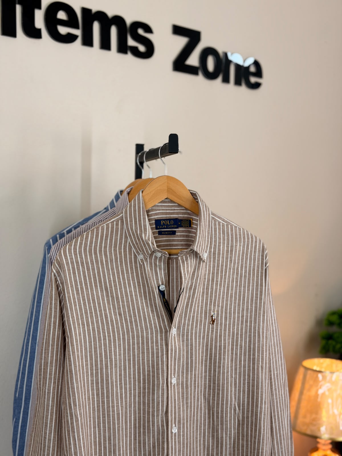 WhatsApp Image 2026-08-21 at 4.46.05 PM (1) Ralph Lauren Style Striped Shirt - Image 1