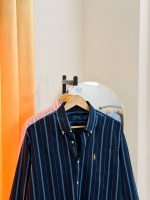 Ralph Lauren Style Striped Shirt  Navi Blue
